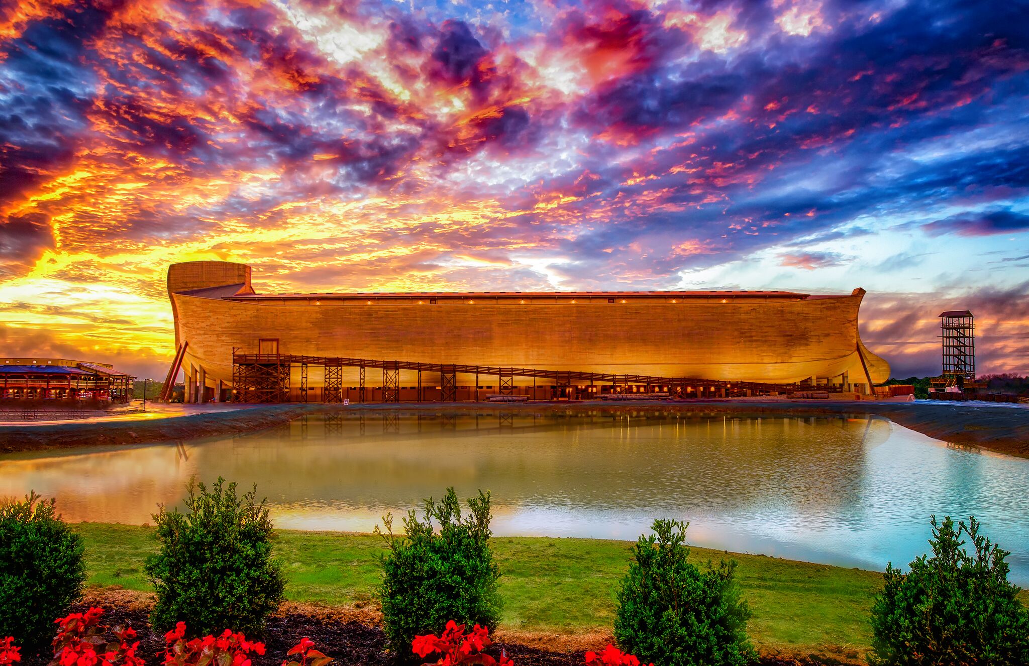 遇見方舟主題樂園，2020年獲選全美最佳宗教博物館。（圖／翻攝自FB@Ark Encounter）